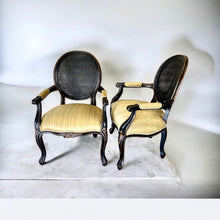 Load image into Gallery viewer, French Provincial Arm Chairs - Pair