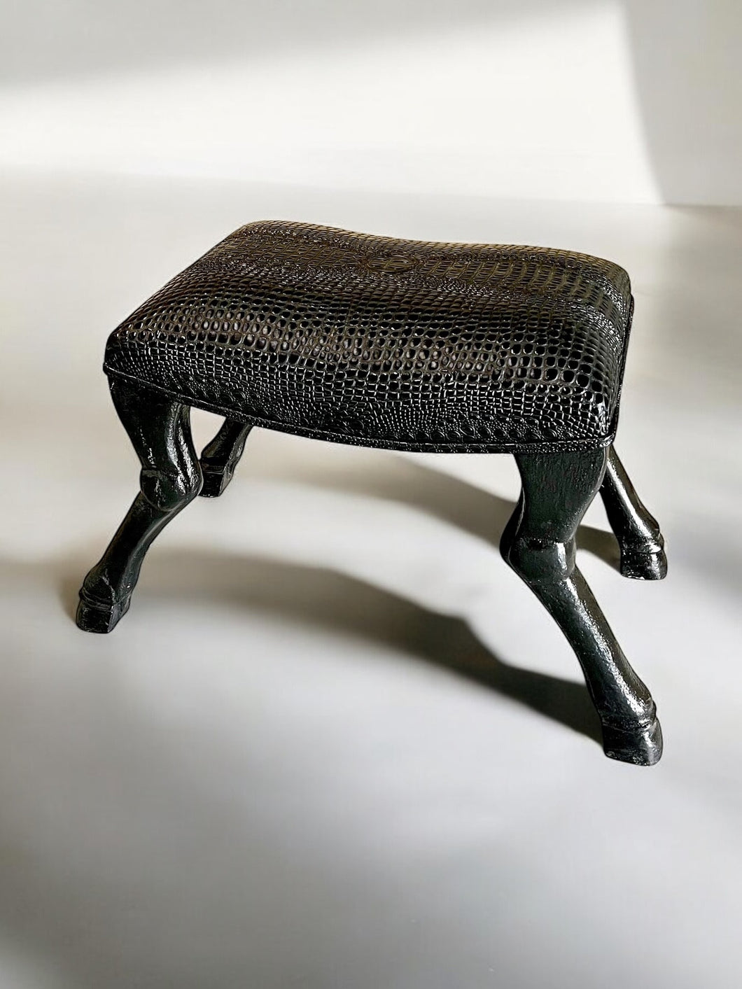 Ottoman with Horse legs